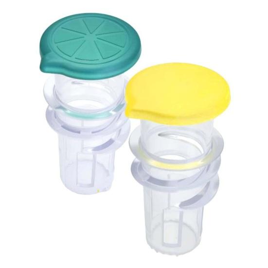 Lemon Squeezer Manual Juicer Food Grade Transparent Citrus Press with Lid Lemon Juicer for Seasoning Cooking Cocktails