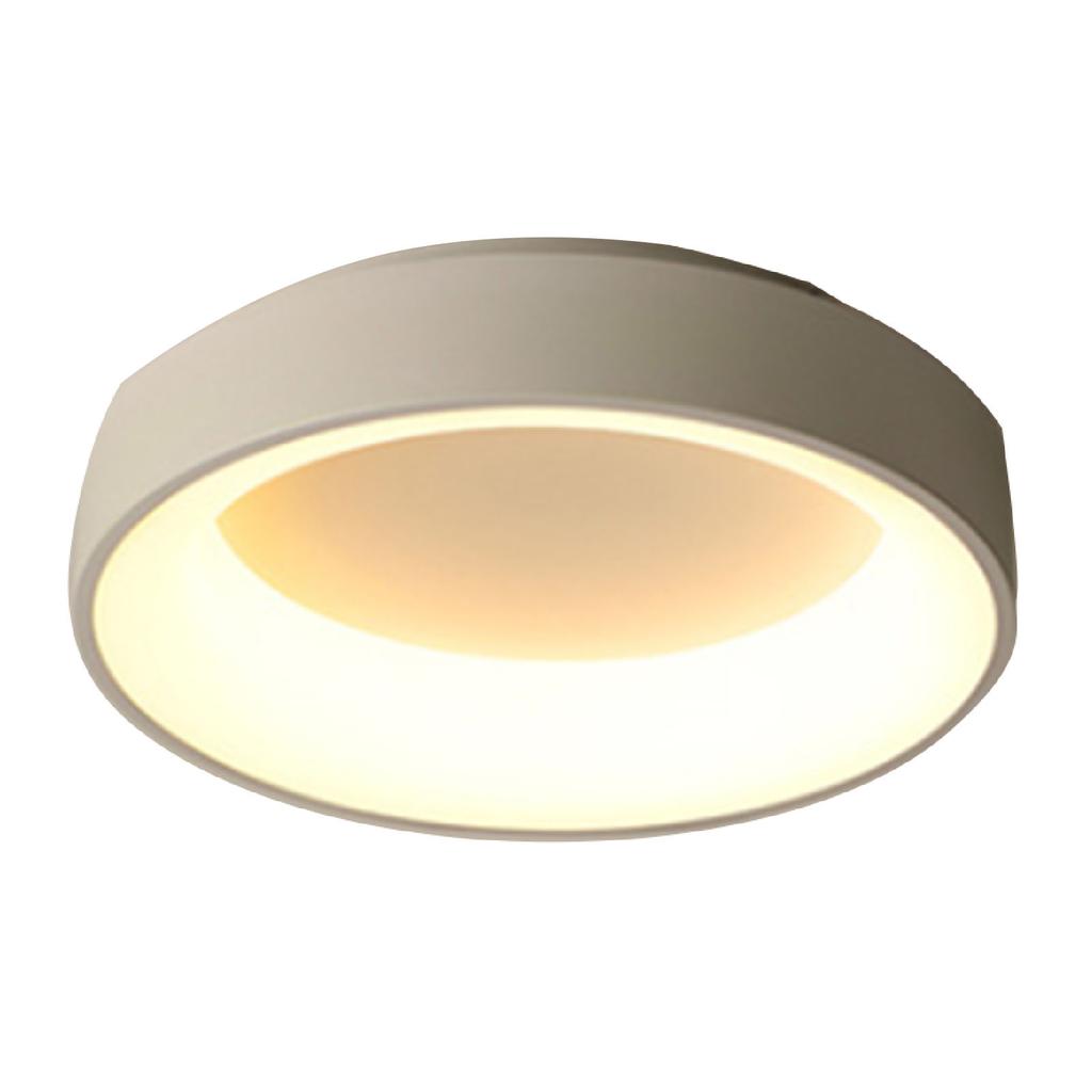 Schlafzimmer Deckenleuchte Aufputz Dimmbar LED Modern Schlicht Warm Romantische Lampe 100?265V Grau 60cm