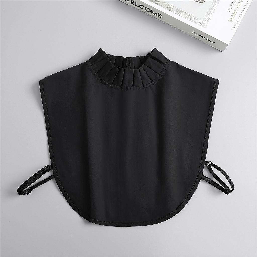 Fungus Edge Female Semi-High Neck Ruffle Lace False Collar