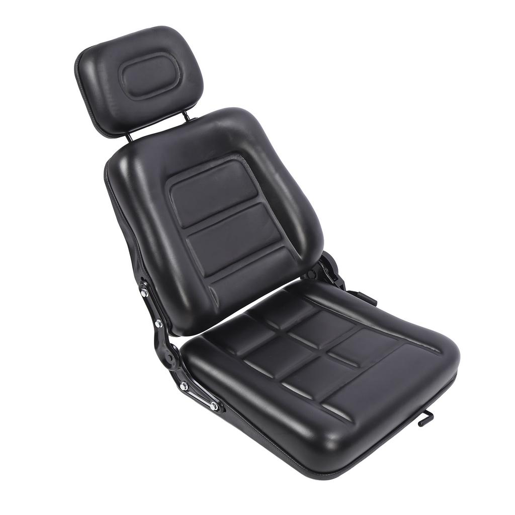 Tractor Seat 3 Level Adjustable Headrest Comfortable Wear Resistant Anti Scratch Excavator Seat  for Telehandler