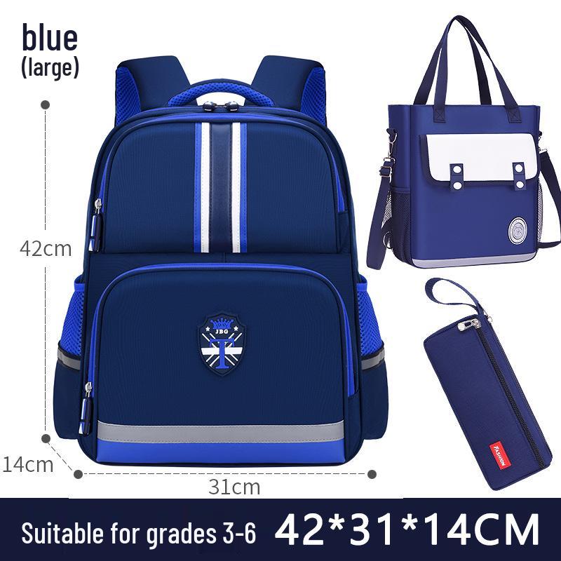 "Waterproof Lightweight Backpack for Primary School Students, Ages 6-12, Grades 1-6"