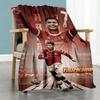 Manchester Customize Text Blanket Lightweight Customizable Blanket Durable Comfort Throw For Livingroom Office Chair Picnics Home Decor