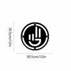 1pc Peace Sign Wave - New Metal Wall Art-12 Inches Metal Wall Art Bedroom/Home Decoration Wall Decor Room Decor Stickers
