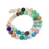 Bunte Blending Opal Runde lose Steinperlen für Schmuckherstellung DIY Charm Armband 15'' Strang 4/6/8/10/12mm