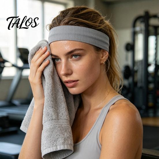 Breathable Yoga Headband Non-slip Sports for Men Women, Headband, Moisture Hair Accessories Intense Exercise Wicking Elastic Sweatband Running Fitness