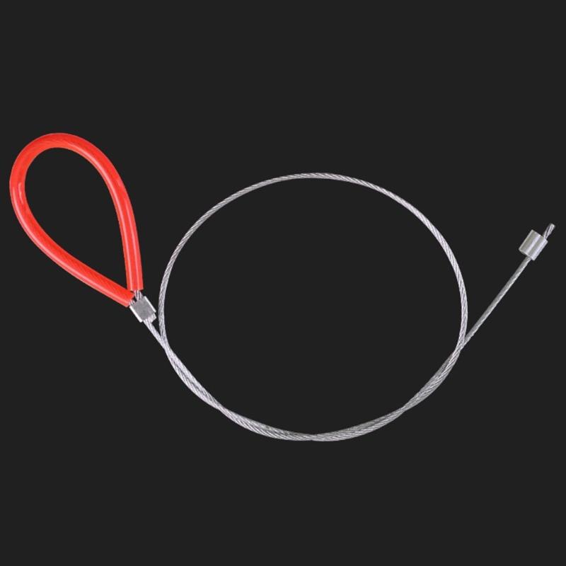 Professional Safety Cable With Clip For Lifting Machine Strong Load Bearing 61cm Length Anti Stretch Rust Proof