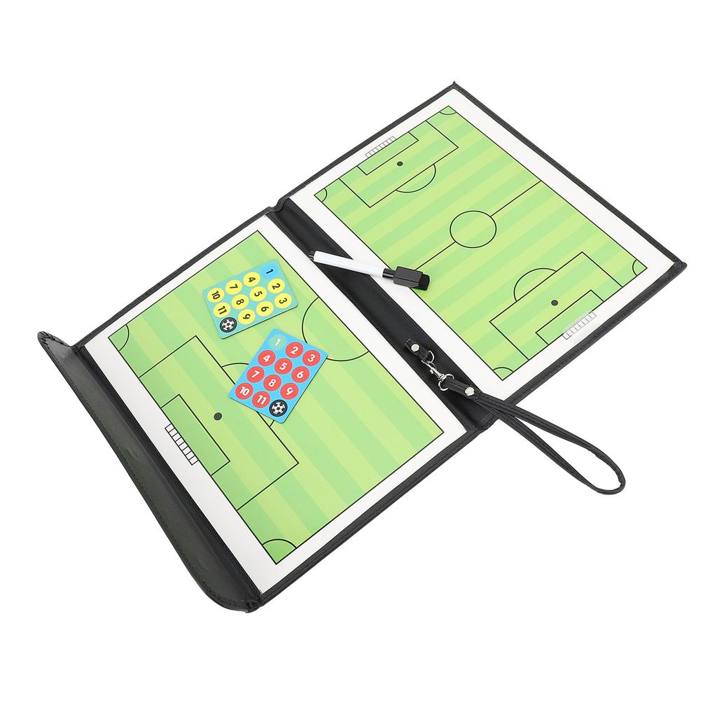 Soccer Coaching Board Soccer Coaches Clipboard Portable Football Training Strategy Coach Board with