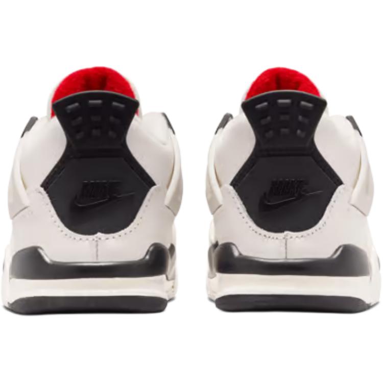 Air Jordan 4 Retro TD Flight Club Babysneaker Weiß Segel Schwarz IM4027-100