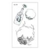 Waterproof Long-lasting Cute Peacock Feather Temporary Tattoo Stickers for Women