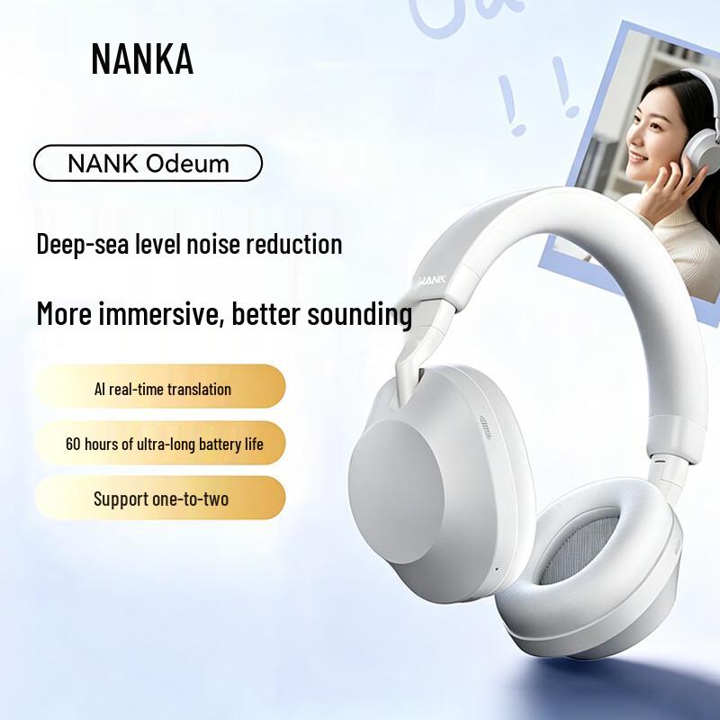 NANK Odeum Active Noise Cancelling Wireless Over-Ear Headphones