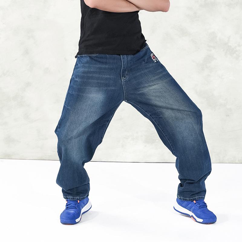 Mann Lose Baggy Jeans Hip Hop Skateboard Denim Hosen Street Dance Rap Trouses für