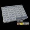 1Pc Multifunctional Clear Plastic Organizer Box with Grids Container Craft Storage for Beads Organizer Art DIY Jewelry