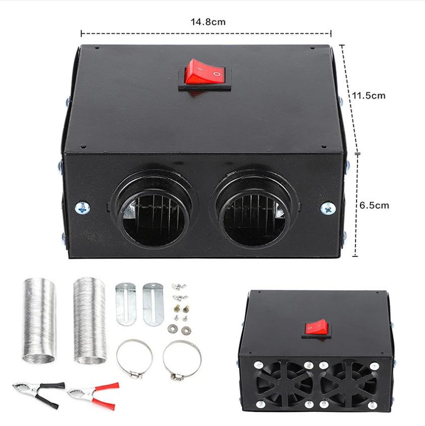 Truck 12v Car Heater Winter Electric Vehicle Defrost 500w24v Electric Heater Defogging