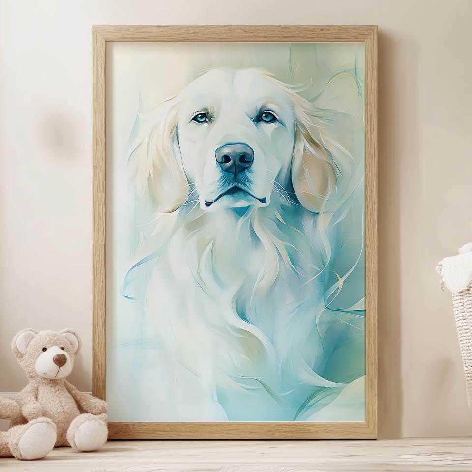 Poster Golden Friend Poster Golden Friend, 70X100 Cm, Unframed, Premium Canvas On Stretcher