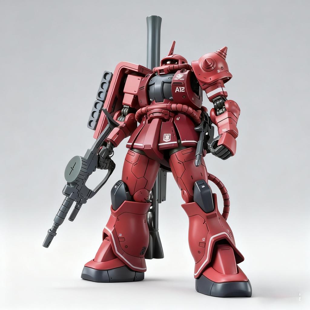 Hg 1/144 GTO Zaku De La Comète Rouge Maquette à Assembler Figurine d'Action Exquise Décoration de Bureau Cadeau Surprise Collection Garçon