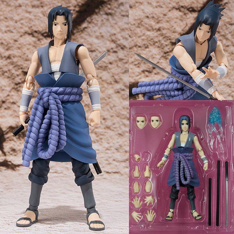 Naruto Figures Uzumaki Hatake Kakashi Uchiha Sasuke Itachi Anime Action Figure Toy Statue Collection Model Doll SHF PVC Poseable Articulated Scale