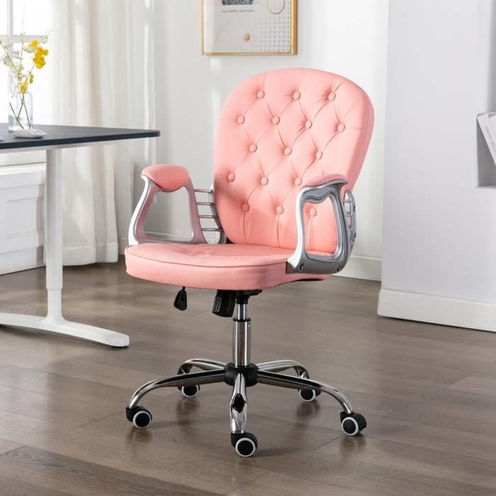 VidaXL Chaise de Bureau Pivotante Fauteuil de Bureau Siège d'Ordinateur Salon Chambre d'Etude Maison Intérieur Hauteur 289361