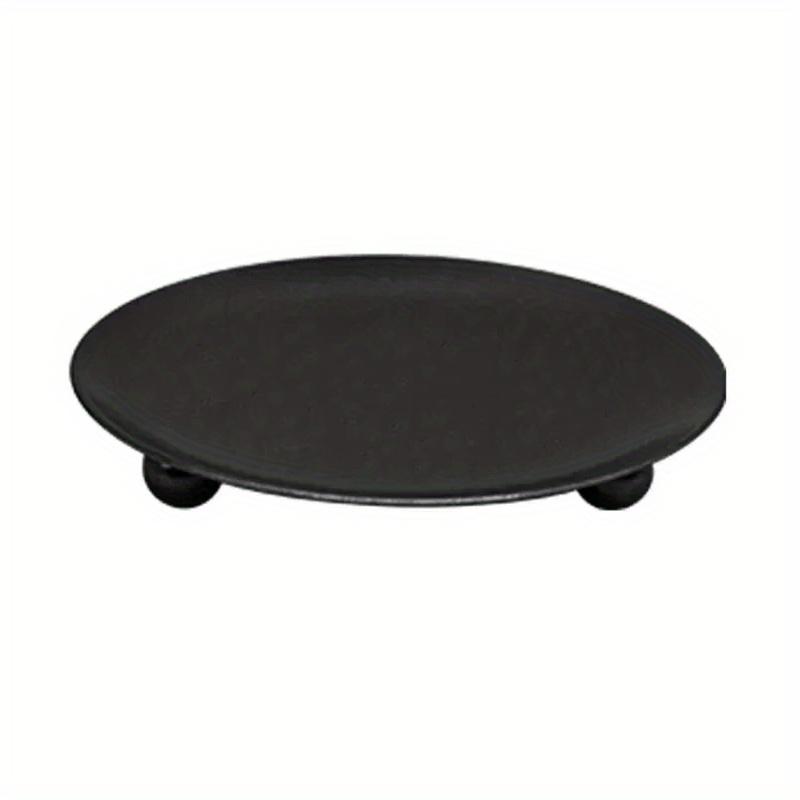 Järn Svart Guld Ljusstaksbricka Bas Bröllopsfest Högtid Bankett Dekorativ Ljusstake Konst Gåva Kopp Ljus Tillbehör