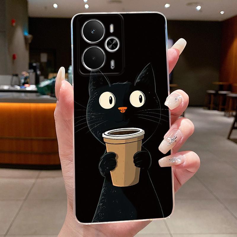 Hülle Für Realme 14 5G 14T 2025 Handyhülle Luxus Drache Niedlich Cool Jungen Mädchen Weiche Abdeckung Realme14 Realme14T Transparente Hüllen