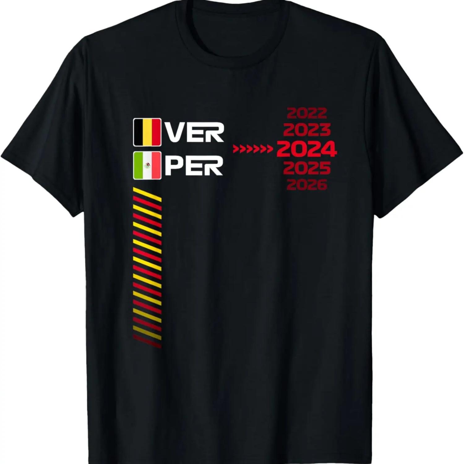 Formula Racing Shirt 2024 _ RBR VER PER _ 2024 Formula Race T-Shirt S