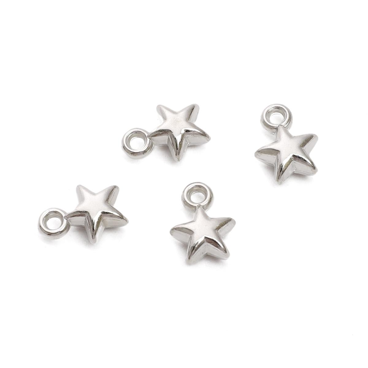 

30 шт. Пластиковая подвеска CCB Бабочка Звезда Сердце Шарм DIY Изготовление Бижутерии 7x10mm 30pcs