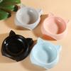 Cat Shape Cat Bowl Non-slip Cat Plates Cute Kitten Bowl  Pet Feeding