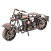 Metal Motorcycle Ornaments Retro Decorative Exquisite Workmanship Iron Ornaments for Living Room Bedroom