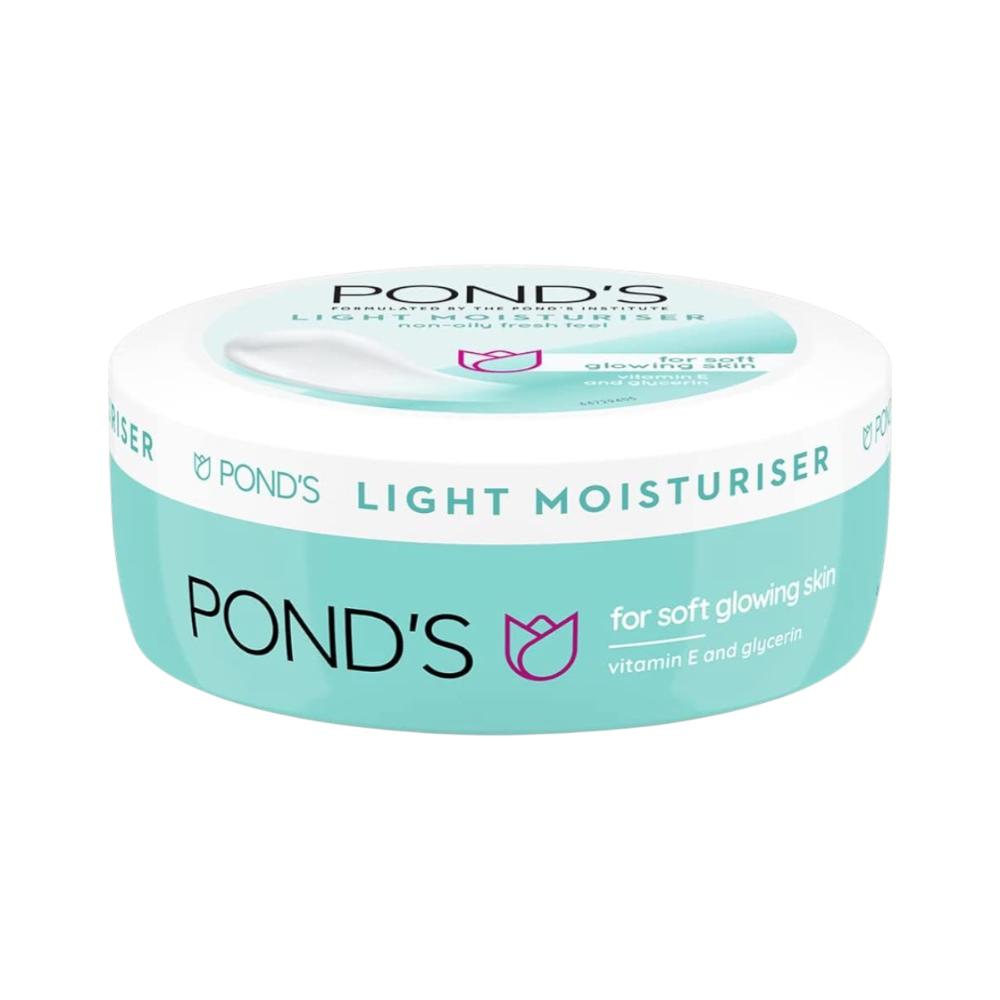 Pond's Light Moisturiser 100 Ml For Face Hands Body, Non-Oily Quick Absorbing Cream With 24Hr Hydration For All Skin Types
