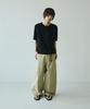 SIGNATURE Natural Crop Short Sleeve T-Shirt [Black]