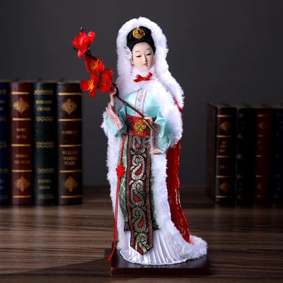 Bonecas Estilo Antigo Boneca Chinesa Criativa da Dinastia Qing Doze Artesanatos de Cabelo Dourado de Sonho na Mansão Vermelha Melhor Presente