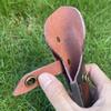 22,5 cm Messerhalter mit fester Klinge, Scheide aus hochwertigem Rindsleder, universelle Messerabdeckung, Zubehör für Jagdmesserholster