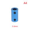 Aluminium Alloy Shaft Coupling Corrosion Resistant Adapter for 3D Printer 42 Stepper Motor 3-6mm 4-6mm 5-5mm 5-8mm 8-8mm Bores