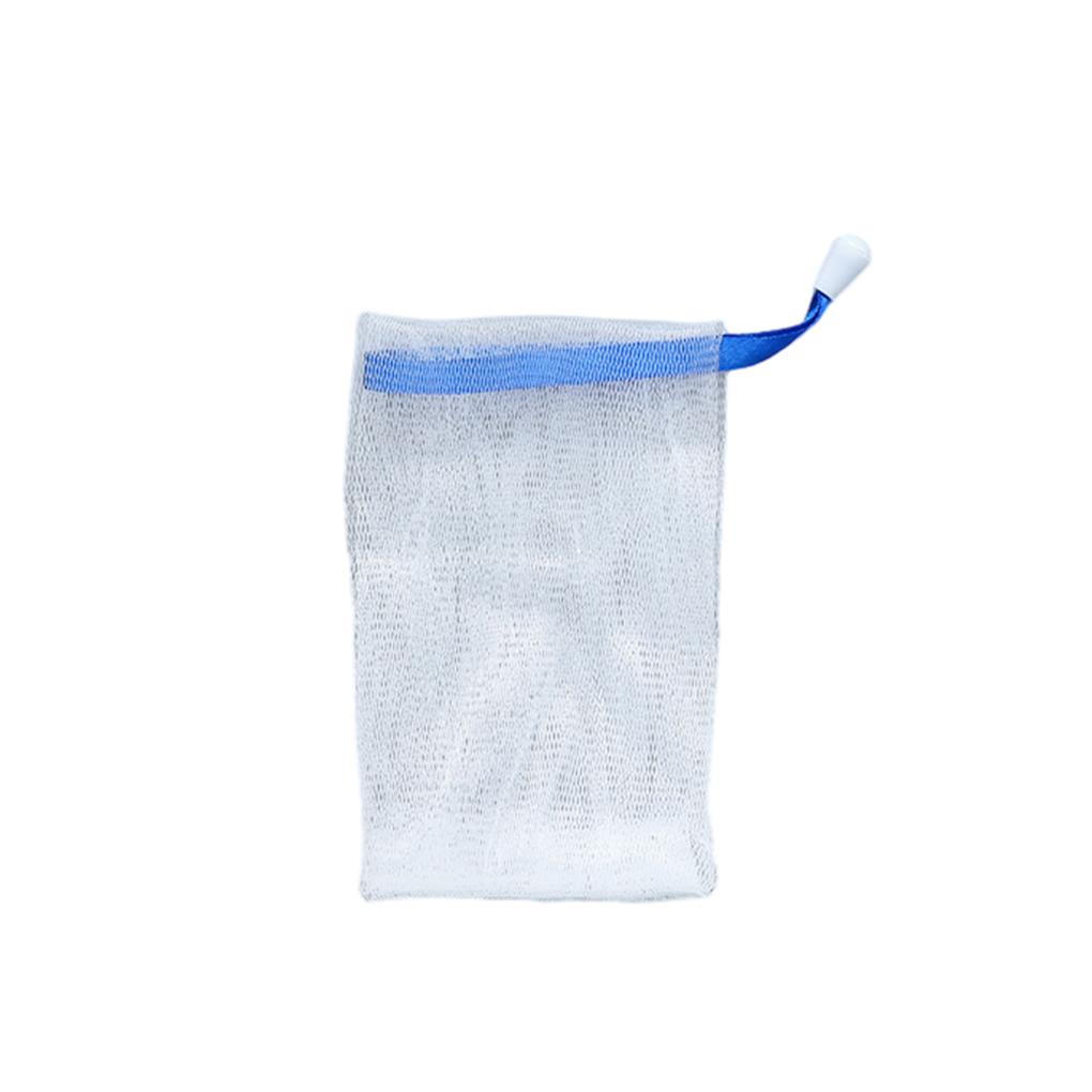 

Гель для душу Сумки для мила. Сітка для обличчя. Нейлон. Інструмент для очищення шкіри обличчя. Сітка для пухирців. Сумка для тіла ручної роботи. темно-синього кольору