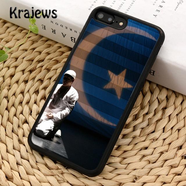 Krajews Muslim Arabic Allah Quotes Phone Case Cover For iPhone 17 Air 16 15 14 plus 11 12 13 pro max Plus coque Fundas