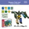 Power Rangers Alphabet & Number Transforming Robot Building Blocks Toy Set for Kids