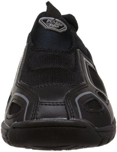 Margo Work Shoes, Lightweight, No Toe Cap, Shock-Absorbing Heel, Original Tamerukun Creos Plus 840, Unisex Adult, Black, Size 26.0 cm