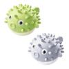 Catnip Ball Cat Toy Pufferfish Ball Rotatable Lick Toy Rubber Interactive Chew Toy Kitten Teething Ball for Indoor Cats Teeth Cleaning Entertainment
