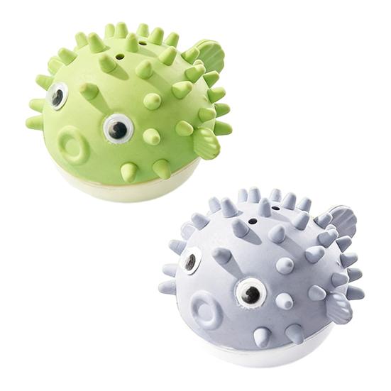 Catnip Ball Cat Toy Pufferfish Ball Rotatable Lick Toy Rubber Interactive Chew Toy Kitten Teething Ball for Indoor Cats Teeth Cleaning Entertainment