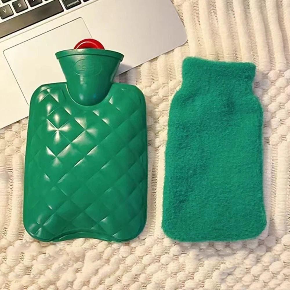 Removable Cover Hot Water Bottle Anti-scalding Hand Warmer Cute Hot Water Bag Hand Warming