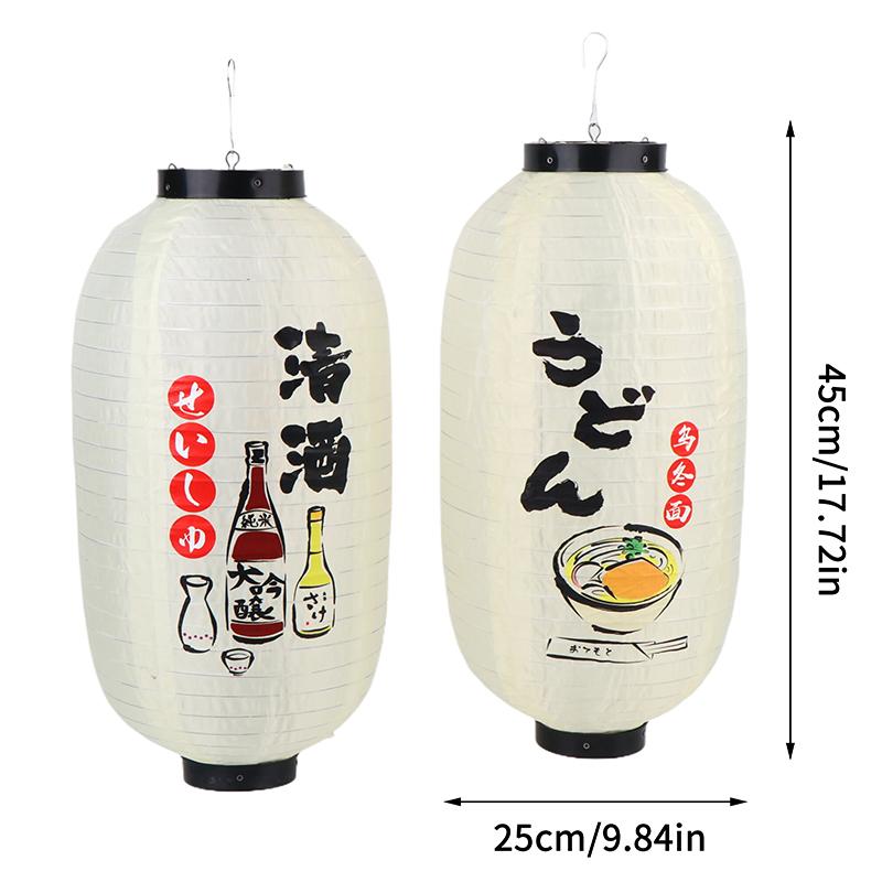 10Inch Japanese Lantern Cloth Party Decorative Lanterns Sushi Restaurant Chochin Pub Decor Necessary Household Decoration