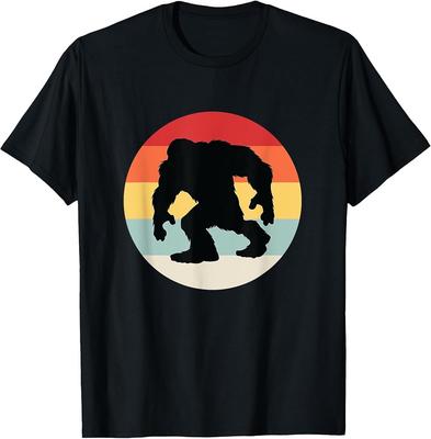 Vintage Retro Bigfoot Yeti Monster Liebhaber Lustiges Geschenk T-Shirt Unisex T-Shirt
