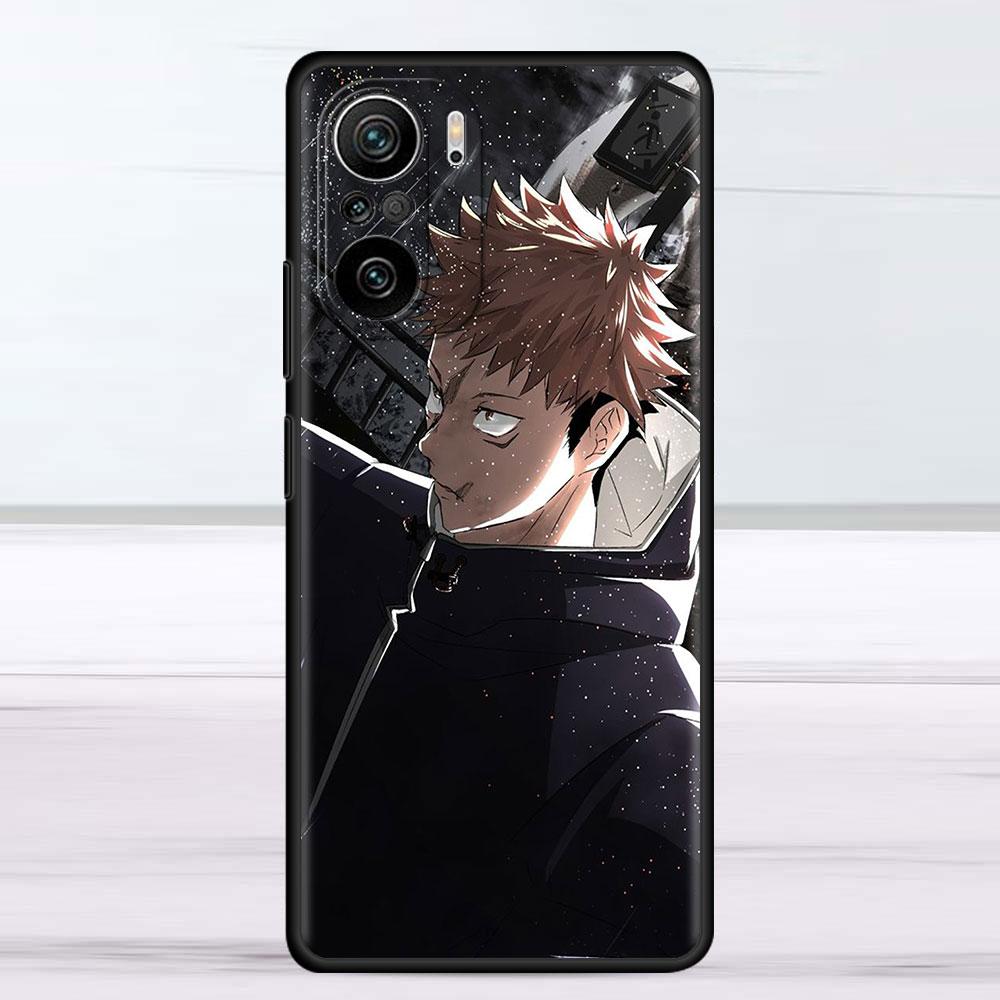Hülle für Xiaomi Redmi Note 11 9S 10 9 8 7 9A 9C 9i K40 8T 10C 9T K50 Silikon Handyhülle Niedliches Jujutsu Kaisen Anime
