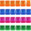 Pencil Sharpener Dual Hole Pencil Sharpener Manual Pencil Sharpeners with Lid for School Home Office Supplies (24 Pieces)
