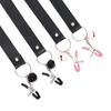 Nipple Clamps Breast Labia Clips Stimulation BDSM Adult Games Metal Nipple Clamp With Open Leg Leather Belt