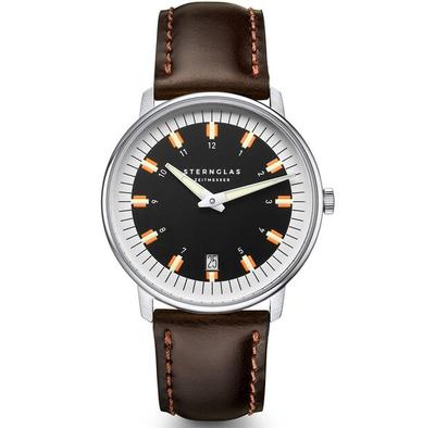 Watch Sternglas S01-EG03-BR03 Egor Black Silver