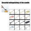 Metal Wick Clippers Cutter,Scissors,Candle Snuffer Extinguisher 1Pc Candle Accessories Candle Care Tool Gift Women Men
