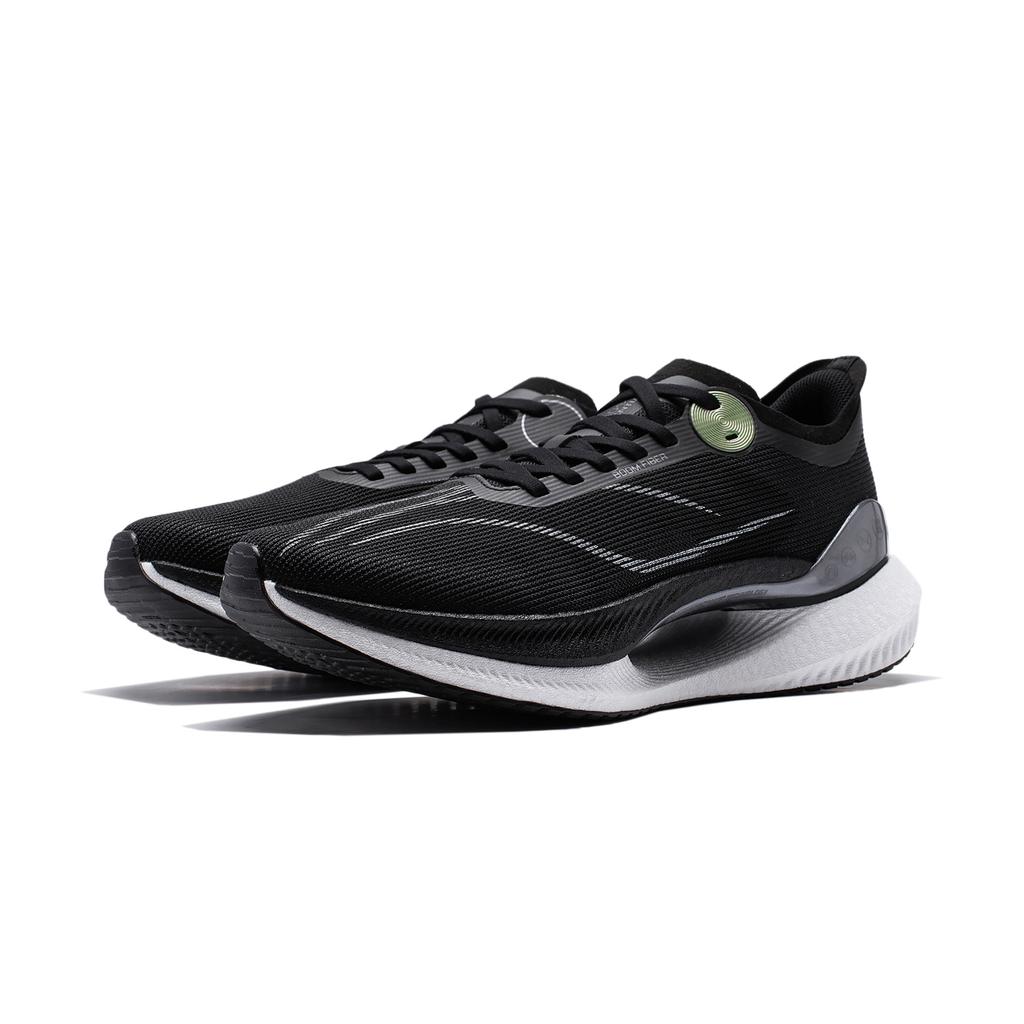 Li Ning Absolute Shadow 2 Essential Casual Shock Absorbing Non-Slip Wear-Resistant Breathable Rebound Running Shoes Men sneaker Black White ARRU003-3