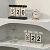 Creative Modern Simple Wooden Page Turning Calendar Decoration Office Students Home Desktop Study Desk Calendar Wooden Crafts.