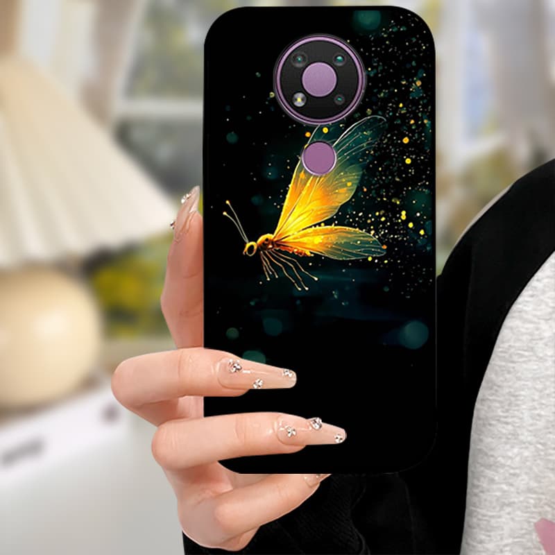 Capa For Nokia 5.4 Cases Black Silicon Soft TPU Phone Case For Nokia 5.4 5.1 7.1 Protective Camera Coque Nokia5.4 Back Shells