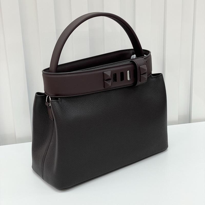 26 explosive Medor first layer cowhide spell Swift leather Kelly handbag premium sense portable shoulder crossbody